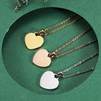 Fashion Steel Color (mp047) Titanium Steel Love Necklace