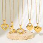 Necklace #4 Stainless Steel Heart Necklace