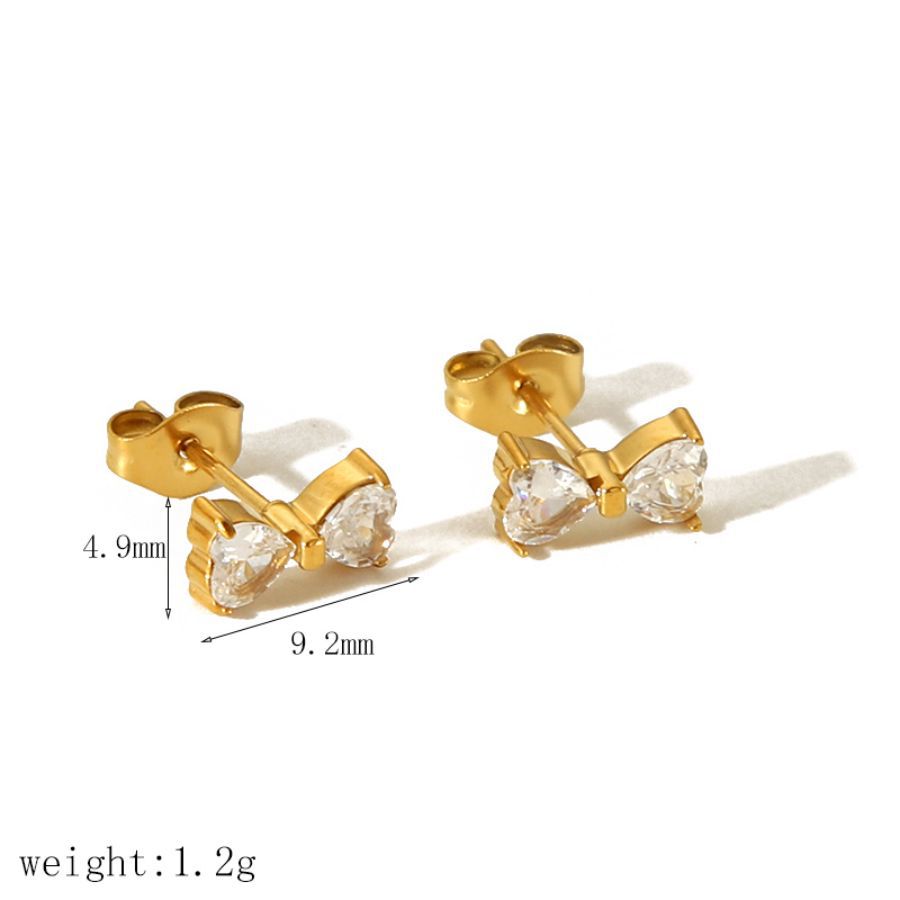 Fashion 14# Stainless Steel Geometric Earrings