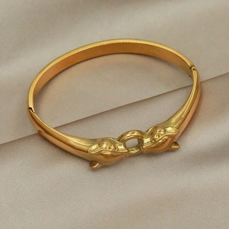 Snake Without Brick Titanium Steel Snake Bracelet