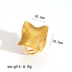Flowers Stainless Steel Flower Ring