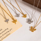 Dragonfly Stainless Steel Dragonfly Necklace