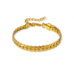 Bracelet 13# Stainless Steel Geometric Chain Bracelet